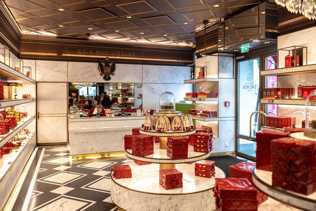 Bilder Sacher Confiserie Vienna