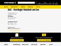 Website Screenshot Forstinger Neusiedl am See