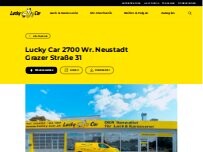 Website Screenshot Lucky Car - DER Spezialist für Lack & Karosserie!