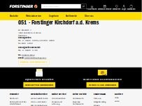 Website Screenshot Forstinger Kirchdorf a.d. Krems