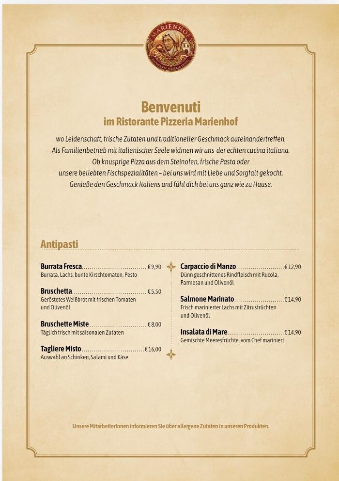 Bilder Marienhof Ristorante Pizzeria-Hotel
