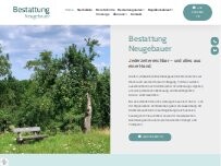 Website Screenshot Bestattung Neugebauer GmbH