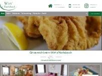 Website Screenshot Gasthof Pröll "Wirt'z Karlsbach"