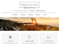 Website Screenshot Bestattung Sarg