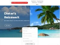 Website Screenshot Reisebüro Reutte - Dieter´s Reisewelt