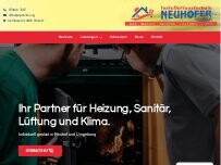 Website Screenshot Neuhofer Installationstechnik Gmbh & CoKG