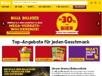 Website Screenshot BILLA