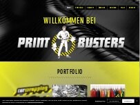 Website Screenshot Printbusters OG Clemens Baumgartner
