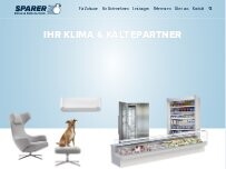 Website Screenshot Edmund Sparer Klima & Kältetechnik GmbH