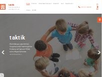 Website Screenshot Kinder- und Entwicklungspsychologische Praxis "Taktik"