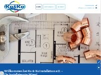 Website Screenshot Ko & Ko Installation e.U.