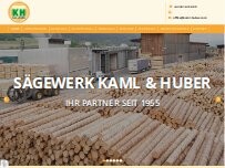 Website Screenshot Holzindustrie Kaml & Huber Gesellschaft m.b.H.