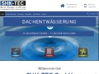 Website Screenshot SHK-TEC GmbH Josef Hochreiter