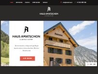 Website Screenshot Haus Amatschon