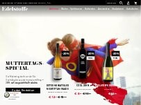 Website Screenshot Edelstoffe Shop & Bar