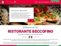 Website Screenshot Ristorante Beccofino Gaba Karin e.U.