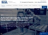 Website Screenshot HRW Automation GmbH