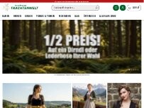 Website Screenshot Zillertaler Trachtenwelt Wiener Neustadt