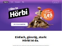 Website Screenshot Hörbi