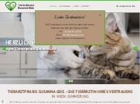 Website Screenshot Tierarztpraxis Susanna Geis