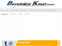 Kinzl Bernhard GmbH Kälte Klimatechnik website screenshot