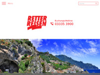 RETTER Reisen Neunkirchen website screenshot