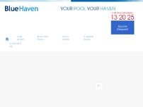 Blue Haven Pools website screenshot