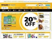 Petbarn website screenshot