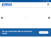 Enpac Electrical Data Communications website screenshot