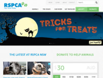 Screenshot for http://www.rspcansw.org.au