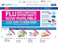 Terry White Chemists website screenshot