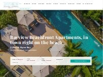 Website Screenshot Bayview Beachfront Apartments