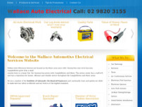 Wallace Auto Electrical website screenshot