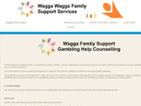 Screenshot for http://www.waggafamilysupport.org.au/gambling.html