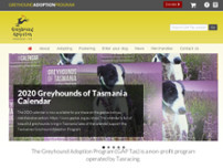 Greyhound Adoption Program website screenshot