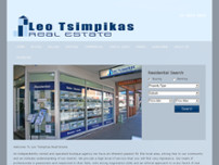 Leo Tsimpikas Real Estate website screenshot