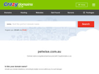 Petwise Store website screenshot