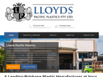 Lloyds Pacific Plastics Pty Ltd website screenshot