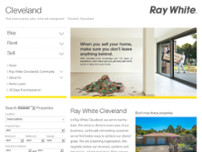 Ray White Cleveland website screenshot
