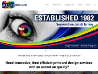 Accent Print & Copy website screenshot