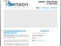 Townson Plumbing Pty Ltd website screenshot