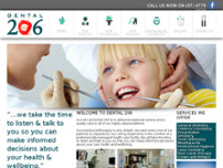 Dental 206 website screenshot