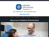 Screenshot for http://adelaideorthodontists.com.au