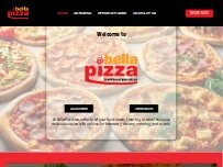 Website Screenshot Bella Pizza