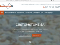 Customstone SA website screenshot