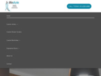 Lifestyle Kitchens, Wardrobes & Showerscreens website screenshot