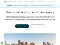 Website Screenshot Robert Half Melbourne Recruitment and Executive Search Agency