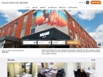 Website Screenshot Miami Hotel Melbourne