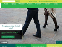 Essendon Podiatry Clinic website screenshot