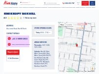 Website Screenshot Kwik Kopy Box Hill